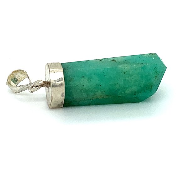 Amazonite 26.65ct Solid Silver Pendant - Picture 1 of 6
